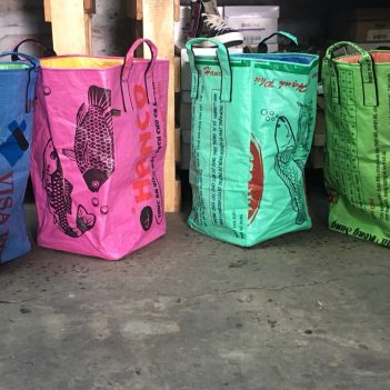 Alternative view of Recycled Laundry Basket made in Cambodia Fair Trade