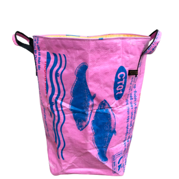 Recycled Laundry Basket made in Cambodia Fair Trade - Image 9