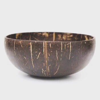 Natural Coconut Bowls Set of 4 Eco Friendly