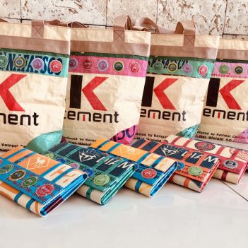 Soda Top and K Cement Tote Bag Fair Trade from Cambodia - Image 4