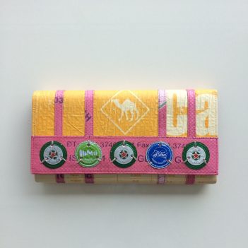 Soda Pop Recycled Clutch Camel Design - Image 7