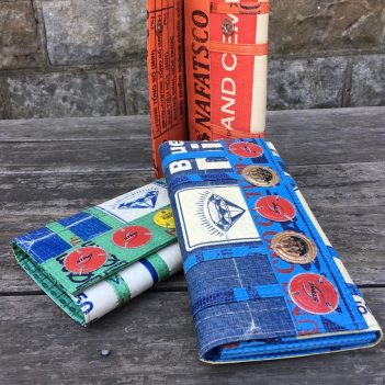 Soda Pop Recycled Clutch Diamond Design handmade in Cambodia