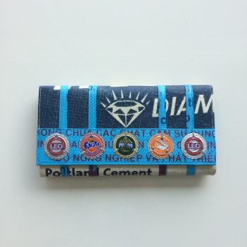 Soda Pop Recycled Clutch Diamond Design handmade in Cambodia - Image 7