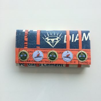 Soda Pop Recycled Clutch Diamond Design handmade in Cambodia - Image 4