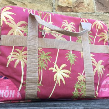 Hawaiian Fabric Travel Bags handmade in Cambodia Fair Trade - Image 5