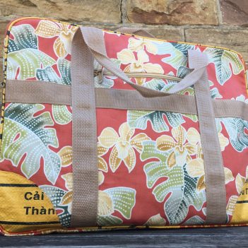 Hawaiian Fabric Travel Bags handmade in Cambodia Fair Trade - Image 3