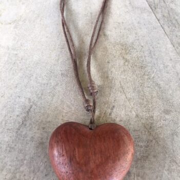 Alternative view of Vintage Japanese Porcelain and Hardwood Pendants Fair Trade from Cambodia