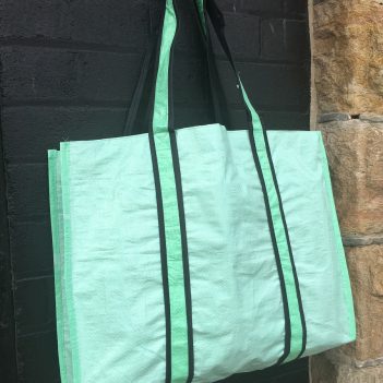 Deluxe Jumbo Tote Bag made from Fish Feed Bags Fair Trade Cambodia