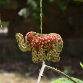 Elephant Beaded Decoration