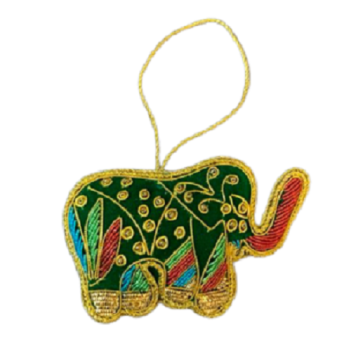Alternative view of Elephant Beaded Decoration