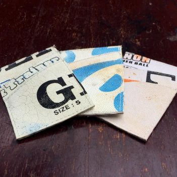 Recycled Rugby Card Pocket