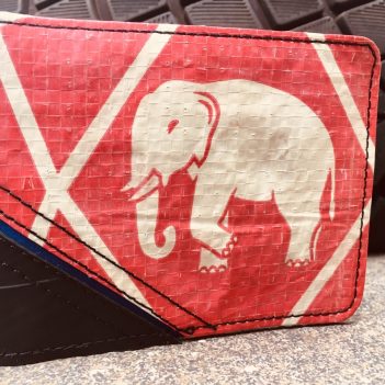 Recycled Tyre and Cement Flip Wallet - Image 5