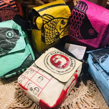 Recycled Fish Feed Camera Bag