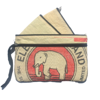 Alternative view of Elephant Brand Recycled 3 in 1 Zip Purse