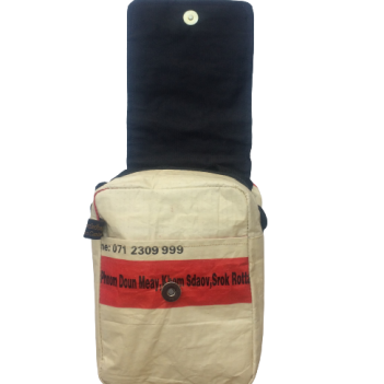 Patch Elephant Brand Recycled Camera Size Bag - Image 3