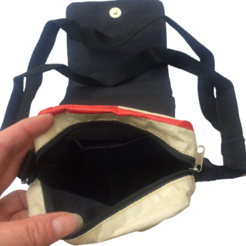 Recycled Fish Feed Camera Bag - Image 2