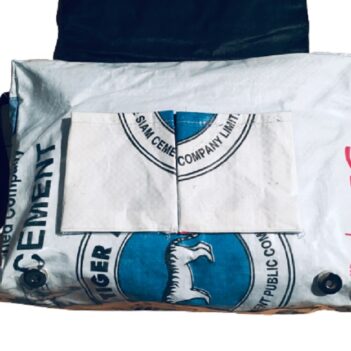 Alternative view of Recycled Tiger Brand Cement Deluxe Messenger Bag