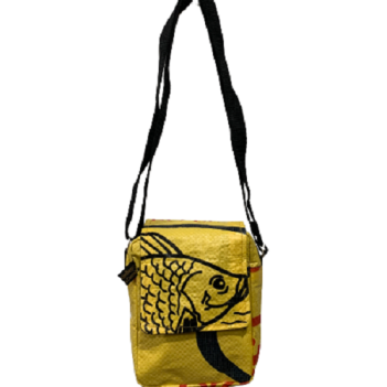 Recycled Fish Feed Camera Bag - Image 4