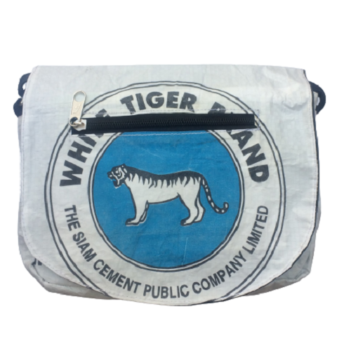 Recycled Tiger Cement Small Shoulder Bag