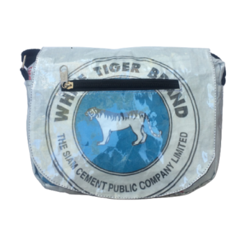 Recycled Tiger Cement Small Shoulder Bag - Image 4