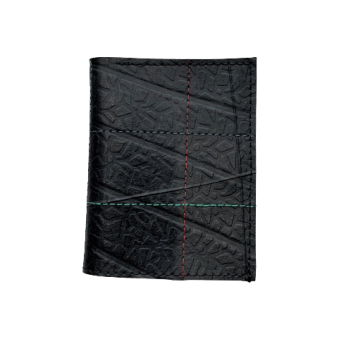 Recycled Tyre 3 Fold Mini Wallet Fair Trade