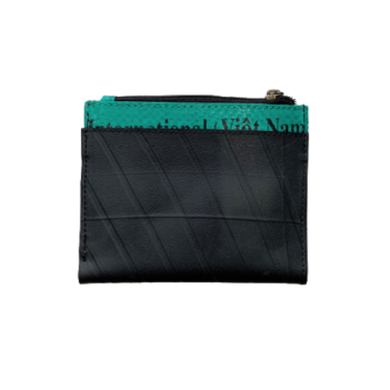Recycled Tyre Unisex Zip Wallet Fair Trade - Image 5