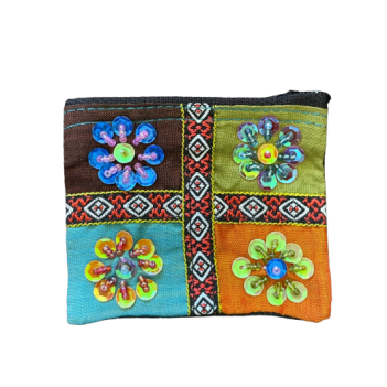 Coin Purse with Sequins
