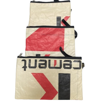 Patch Recycled 3 in 1 Zip Purse Set - Image 3
