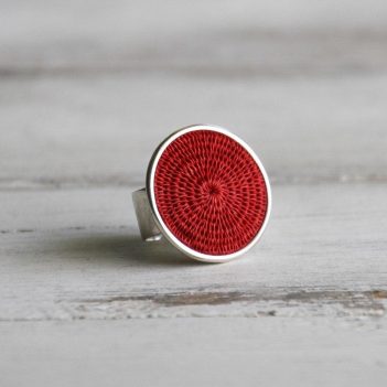 Alternative view of Fair Trade Sisal Large Silver Ring