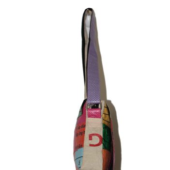Recycled Tiger Patch Shoulder Bag - Image 3