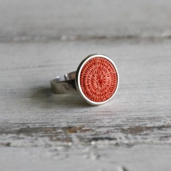 Fair Trade Sisal Small Silver Ring
