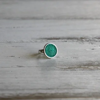 Fair Trade Sisal Small Silver Ring - Image 5