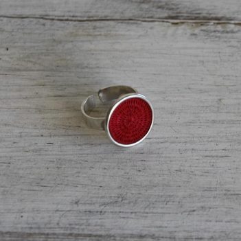 Fair Trade Sisal Small Silver Ring - Image 7