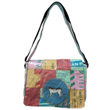 Alternative view of Recycled Tiger Patch Shoulder Bag