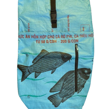Fair Trade Fish Duffle Backpack - Image 3