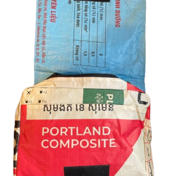 Alternative view of Recycled Tiger Brand Cement Messenger Bag