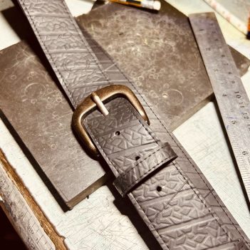Fair Trade Rubber Tyre Mans Belt - Image 9