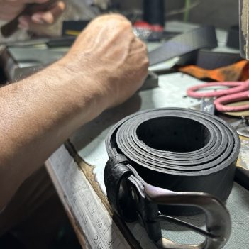 Fair Trade Rubber Tyre Mans Belt - Image 6