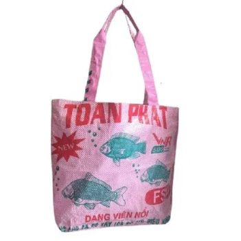 Fair Trade Recycled Medium Budget Tote Bag - Image 5