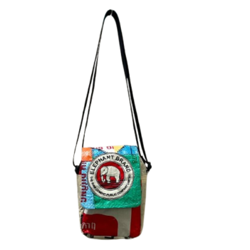 Patch Elephant Brand Recycled Camera Size Bag
